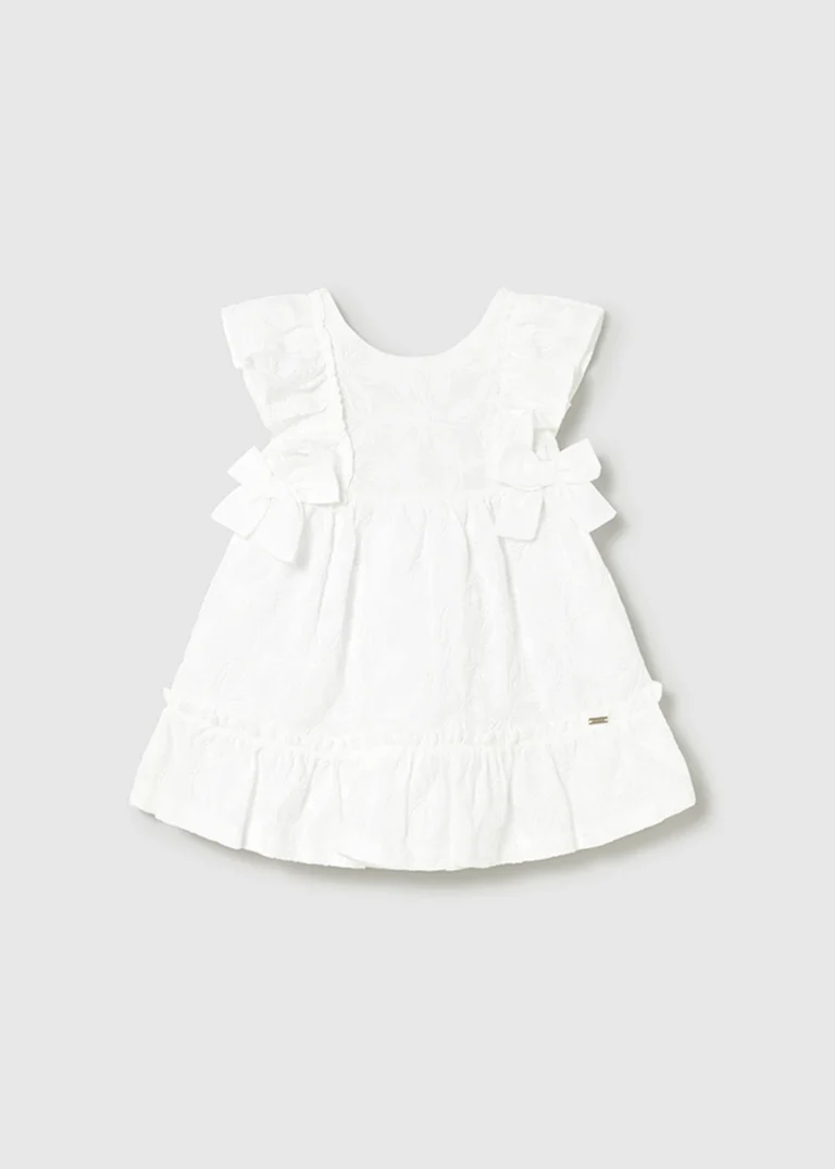 mayoral Φορεμα κεντητο 26 1915 56 Λευκό