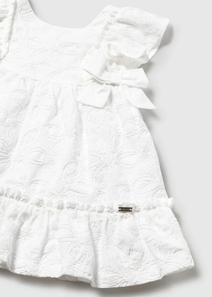 mayoral Φορεμα κεντητο 26 1915 56 Λευκό