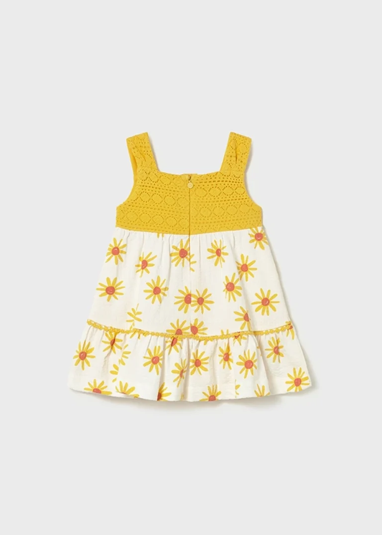 mayoral Φορεμα συνδιασμενο γκιπουρ 26 1926 56 Κίτρινο