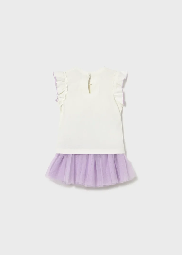 mayoral Σετ φουστα τουλι 26 1933 47 Μωβ