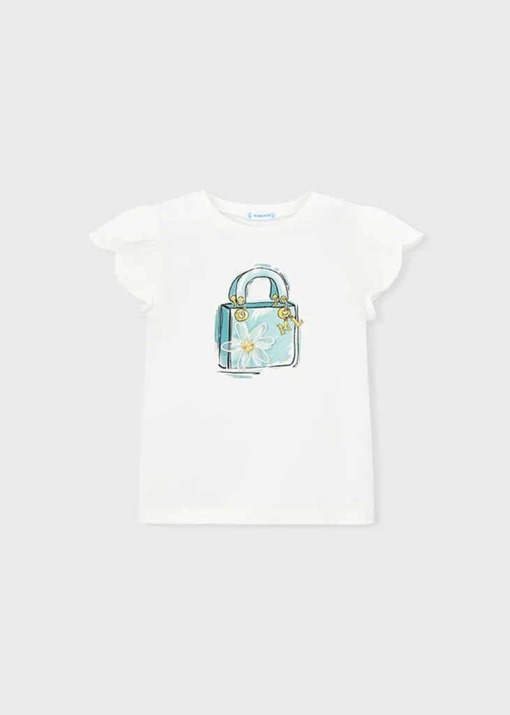 mayoral Μπλουζα κοντομανικη 26 3002 52 Εκρού