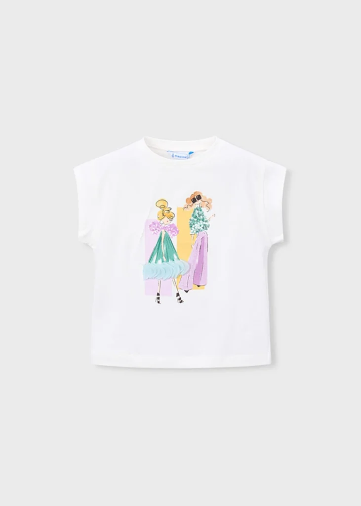 mayoral Μπλουζα κοντομανικη 26 3005 76 Εκρού Μπεζ