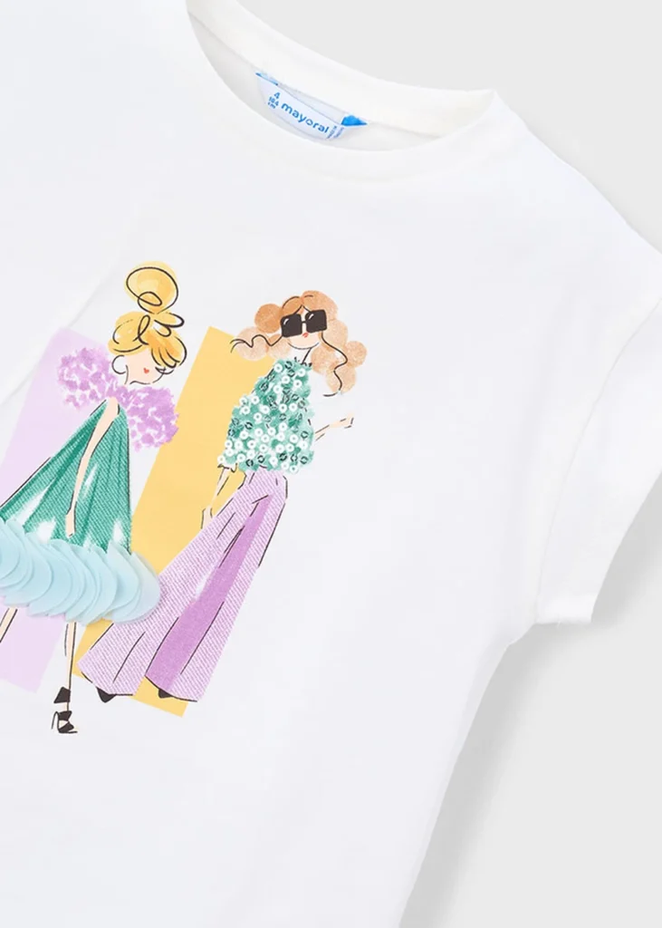 mayoral Μπλουζα κοντομανικη 26 3005 76 Εκρού Μπεζ