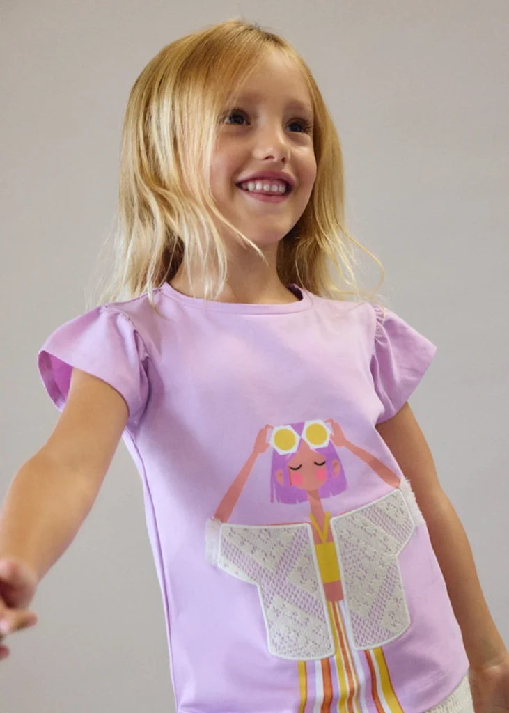 mayoral Μπλουζα κοντομανικη 26 3007 83 Ροζ απαλό