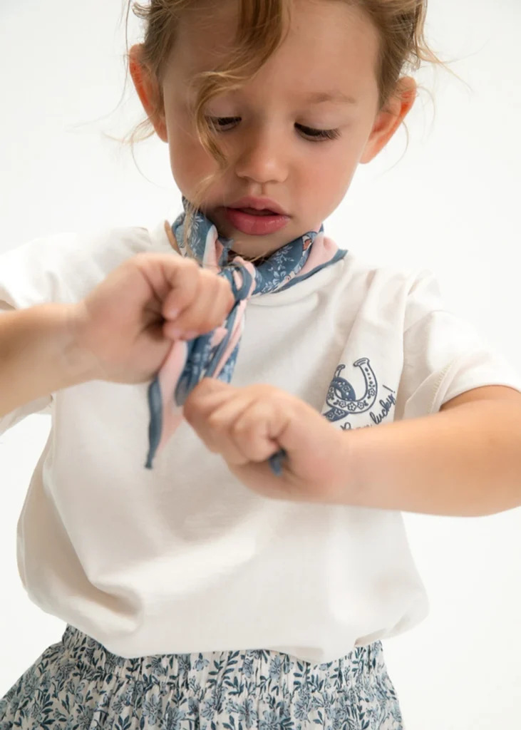 mayoral Μπλουζα κοντομανικη μαντηλι 26 3009 88 Μπεζ