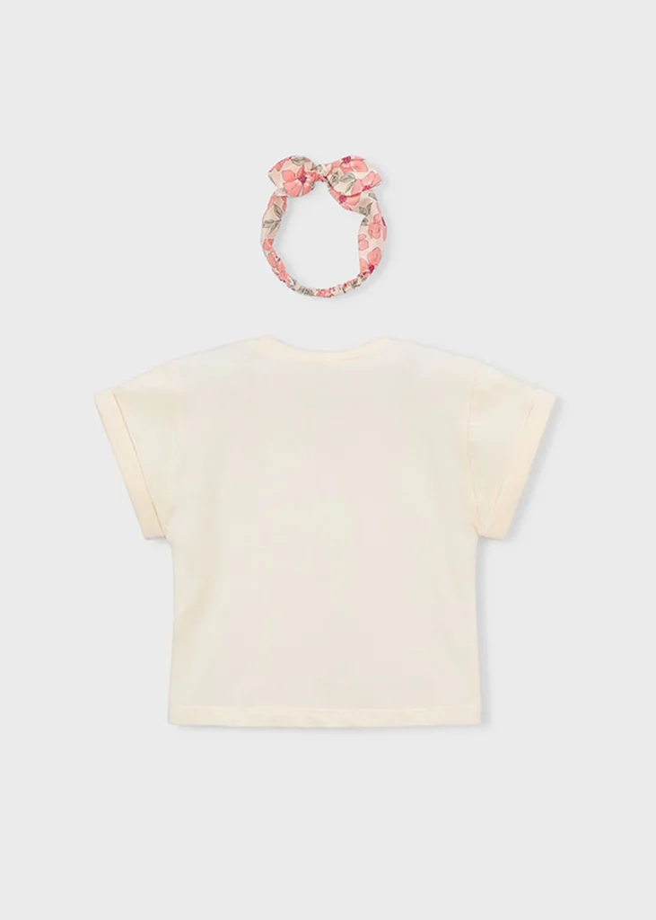 mayoral Μπλουζα κοντομανικη λωριδες 26 3010 96 Σομόν