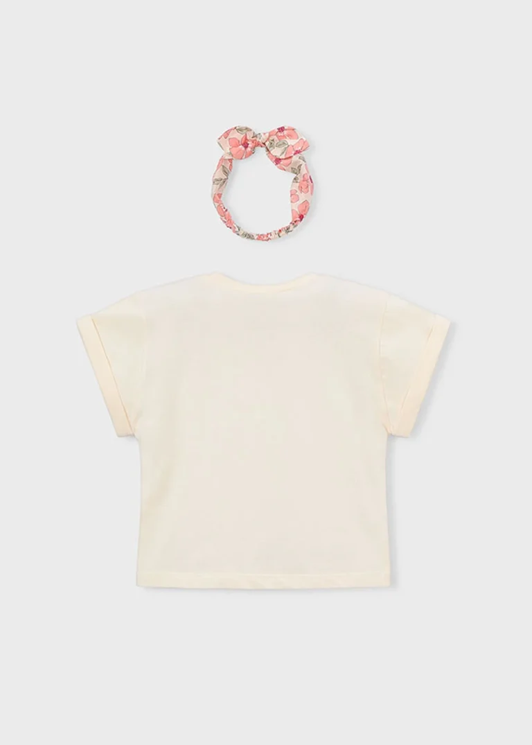 mayoral Μπλουζα κοντομανικη λωριδες 26 3010 96 Σομόν