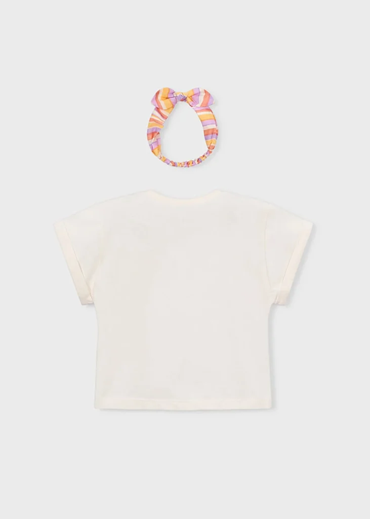 mayoral Μπλουζα κοντομανικη λωριδες 26 3010 96 Σομόν