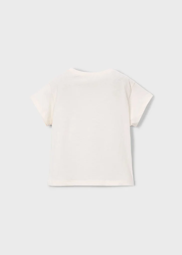 mayoral Μπλουζα κοντομανικη 26 3011 79 Μπεζ ανοιχτό