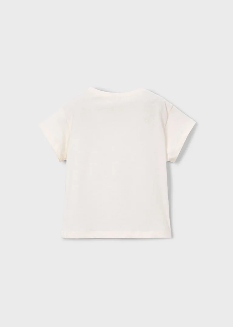 mayoral Μπλουζα κοντομανικη 26 3011 79 Μπεζ ανοιχτό