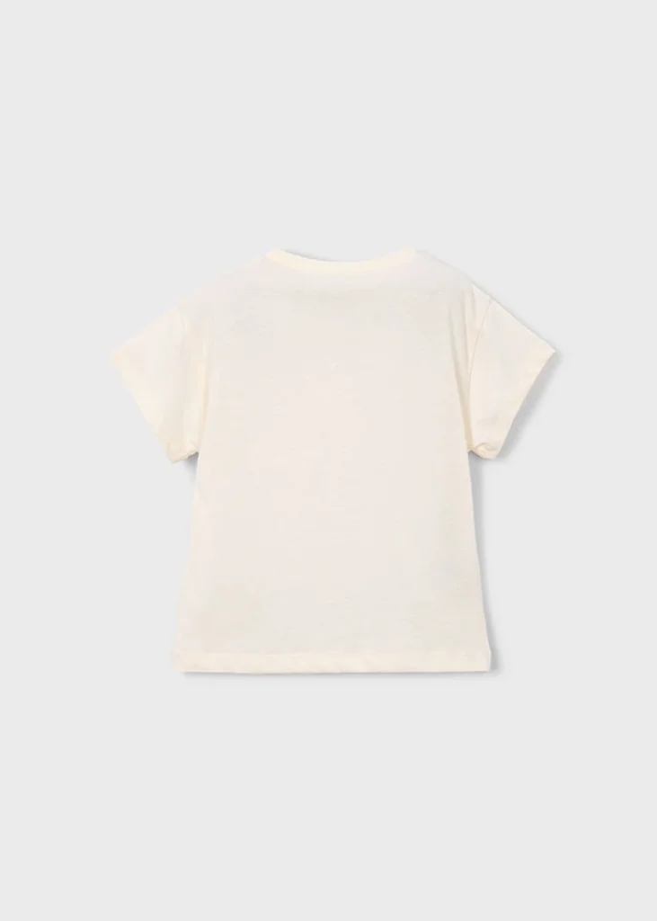 mayoral Μπλουζα κοντομανικη 26 3011 79 Μπεζ ανοιχτό