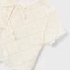 mayoral Μπλουζα κοντ/κη 2 τεμ crochet 26 3015 88 Μπεζ ανοιχτό