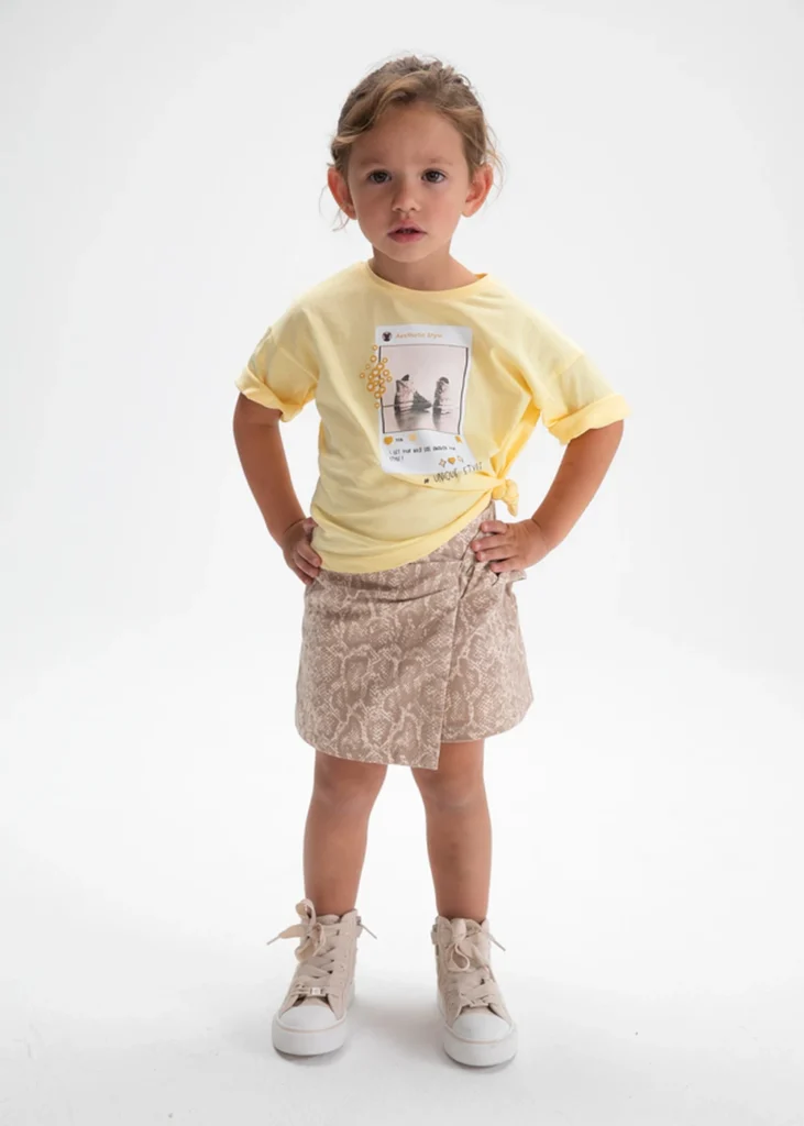 mayoral Μπλουζα κοντομανικη 26 3016 21 Λευκό / Κόκκινο