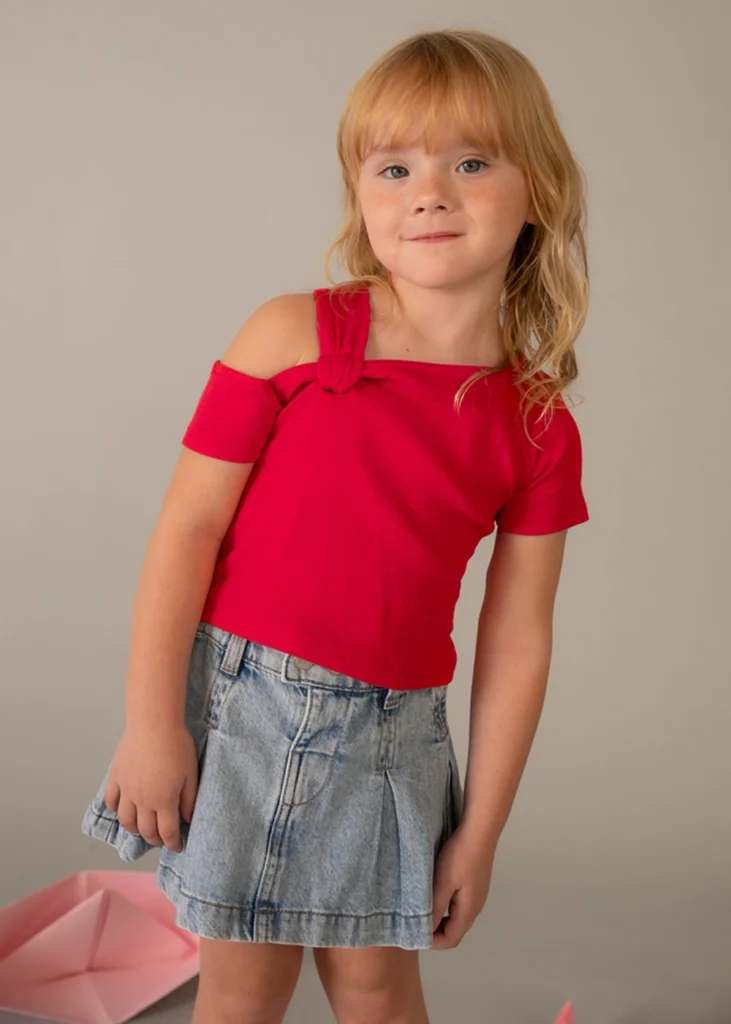 mayoral Μπλουζα κοντομανικη ασυμμετρη 26 3017 92 Λωτός