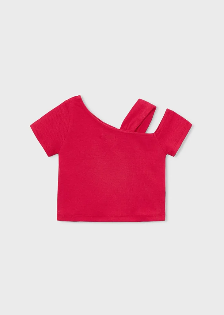 mayoral Μπλουζα κοντομανικη ασυμμετρη 26 3017 92 Λωτός