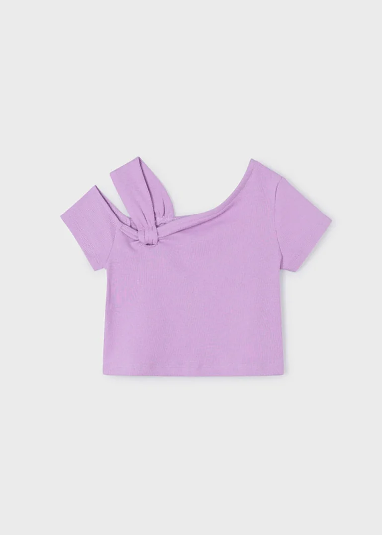 mayoral Μπλουζα κοντομανικη ασυμμετρη 26 3017 92 Λωτός