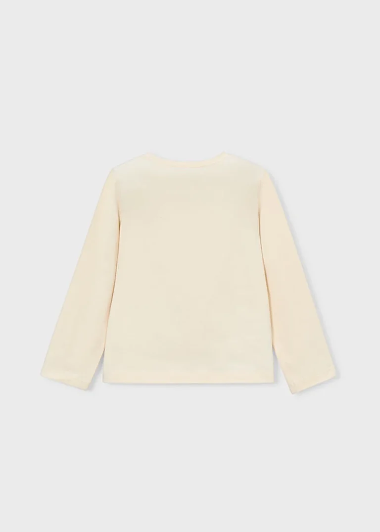 mayoral Μπλουζα μακρυμανικη 26 3019 10 Μπεζ ανοιχτό