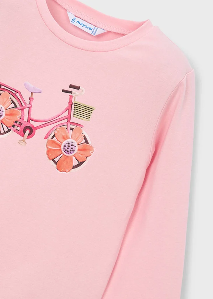 mayoral Μπλουζα μακρυμανικη 26 3019 10 Μπεζ ανοιχτό