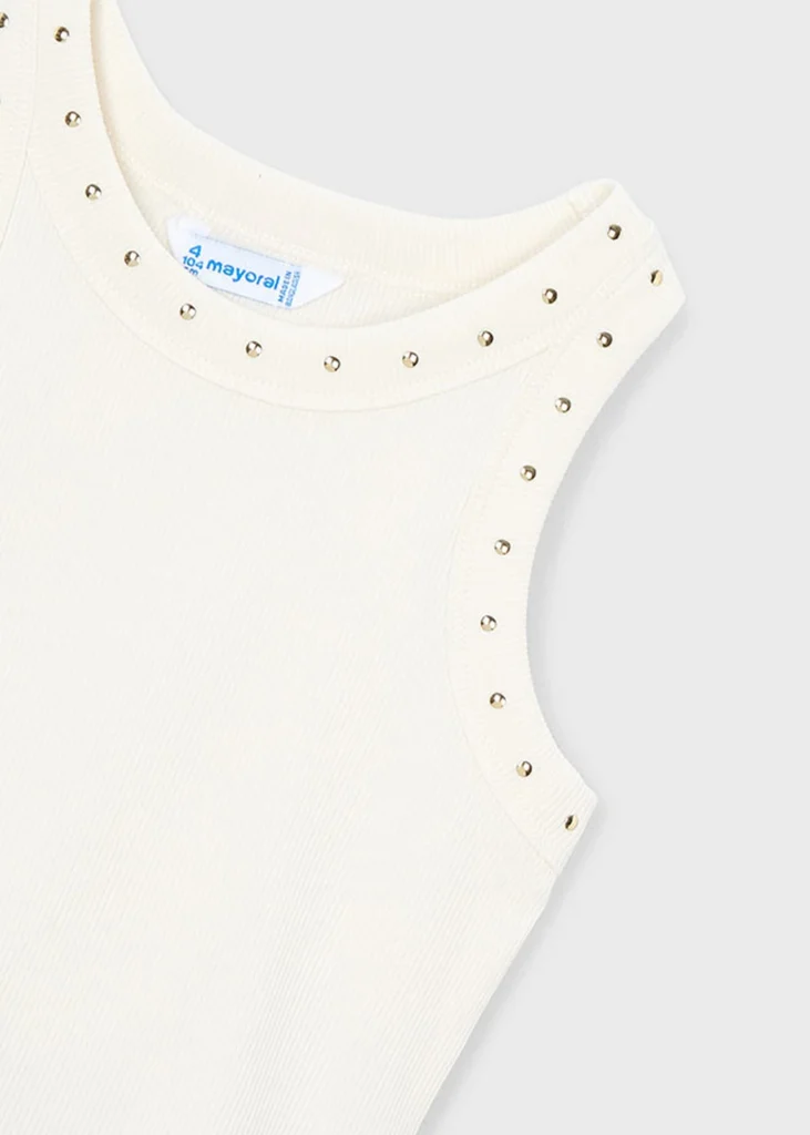 mayoral Μπλουζα τιραντες 26 3021 33 Εκρού