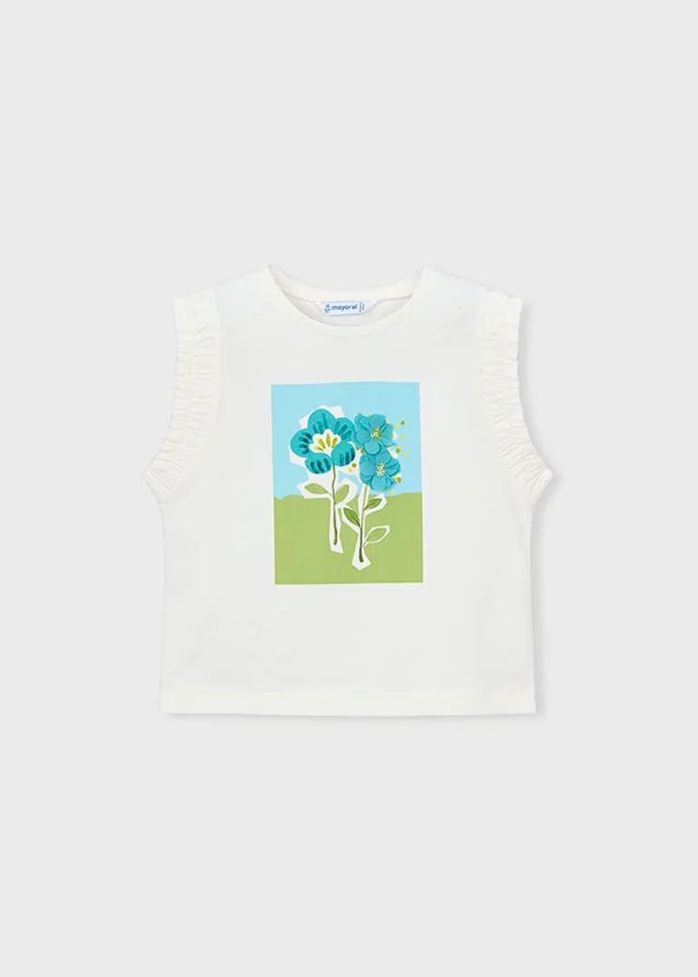 mayoral Μπλουζα τιραντες 26 3023 39 Εκρού