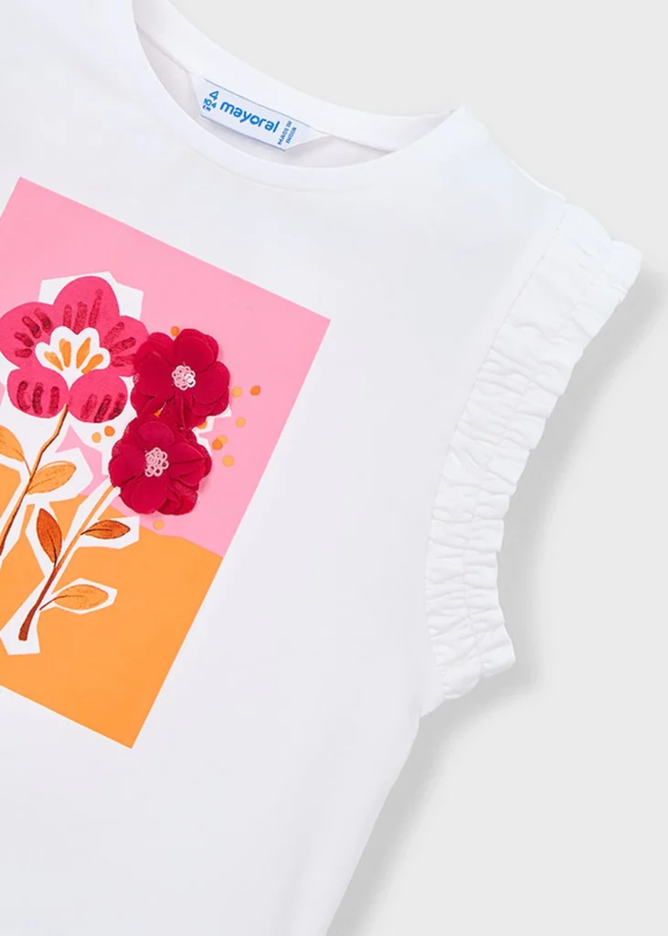 mayoral Μπλουζα τιραντες 26 3023 39 Εκρού