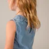 mayoral Τοπ denim φαρδυ 26 3030 54 Πετροπλυμένο Τζιν