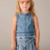 mayoral Τοπ denim φαρδυ 26 3030 54 Πετροπλυμένο Τζιν