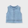 mayoral Τοπ denim φαρδυ 26 3030 54 Πετροπλυμένο Τζιν
