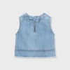 mayoral Τοπ denim φαρδυ 26 3030 54 Πετροπλυμένο Τζιν