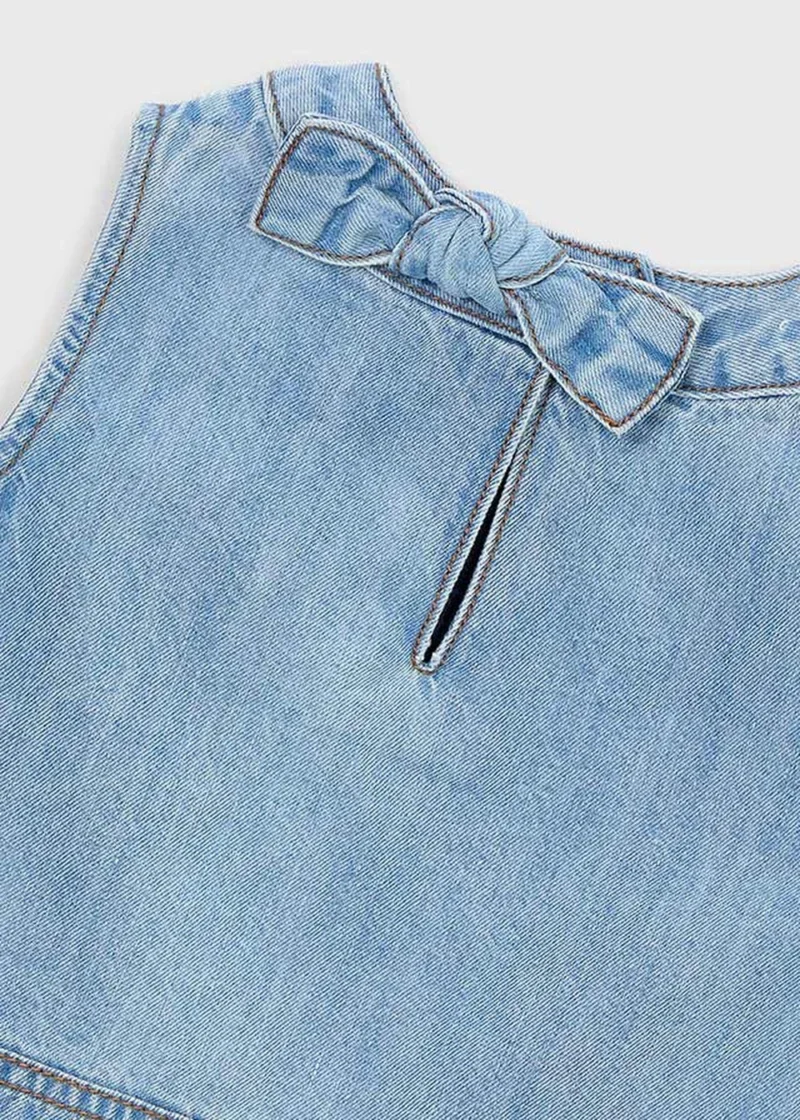 mayoral Τοπ denim φαρδυ 26 3030 54 Πετροπλυμένο Τζιν