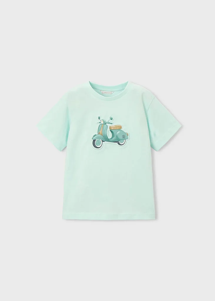 mayoral Μπλουζα κοντομ αναφλυφη βεσπα 26 3059 25 Μέντα