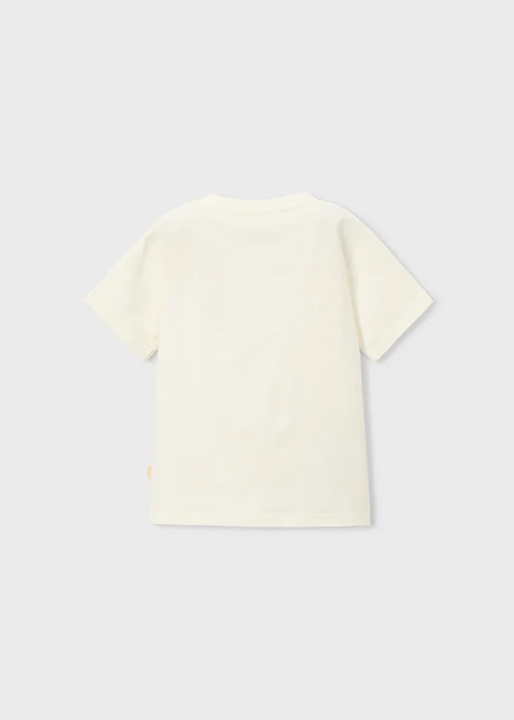 mayoral Μπλουζα κοντομανικη κεντητη 26 3060 72 Κρεμ