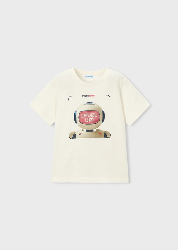 mayoral Μπλουζα κοντομανικη φωτογραφι 26 3065 39 Κρεμ