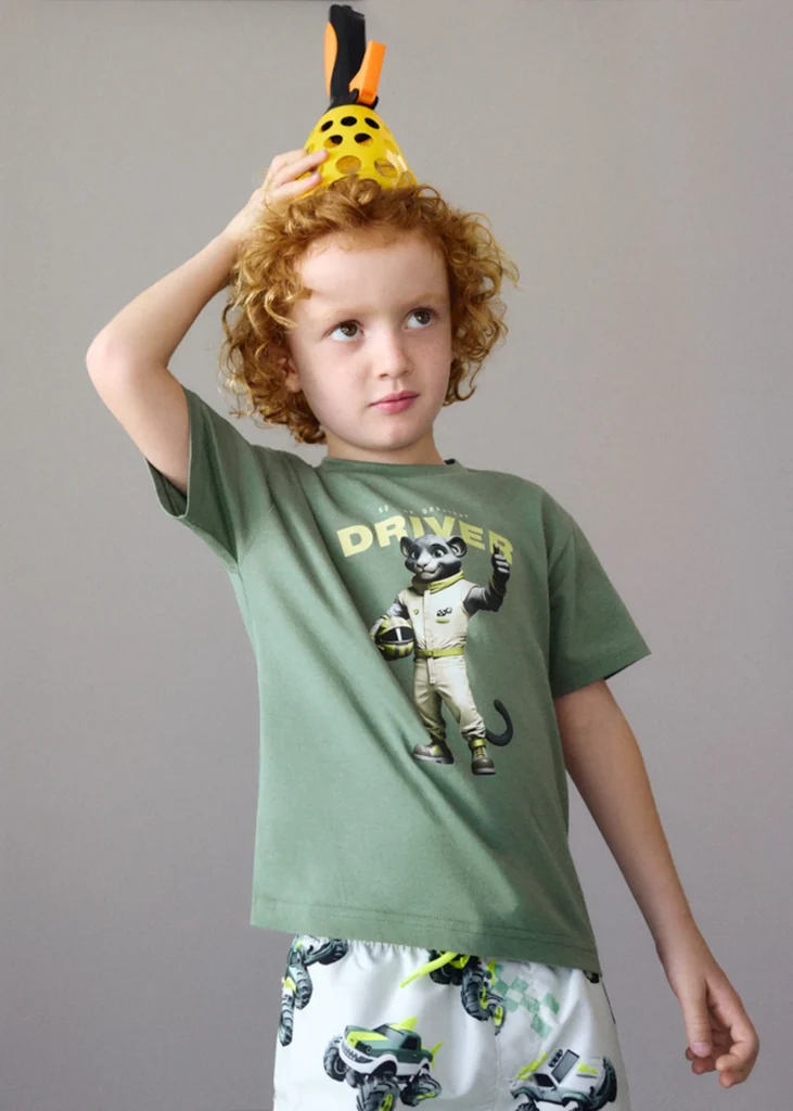 mayoral Μπλουζα κοντομανικη driver 26 3070 53 Πράσινο