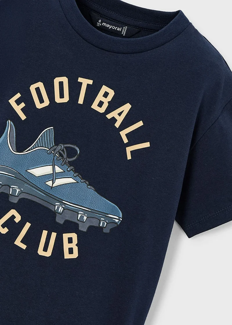 mayoral Μπλουζα κοντομ football club 26 3072 61 Ναυτικό Μπλε