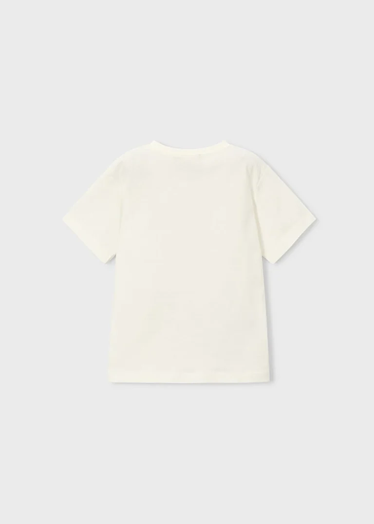 mayoral Μπλουζα κοντομανικη league 26 3074 69 Κρεμ