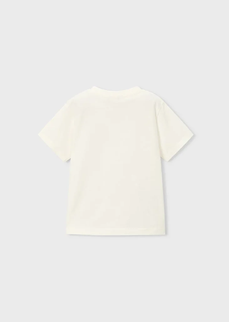 mayoral Μπλουζα κοντομανικη παπουτσια 26 3075 74 Κρεμ