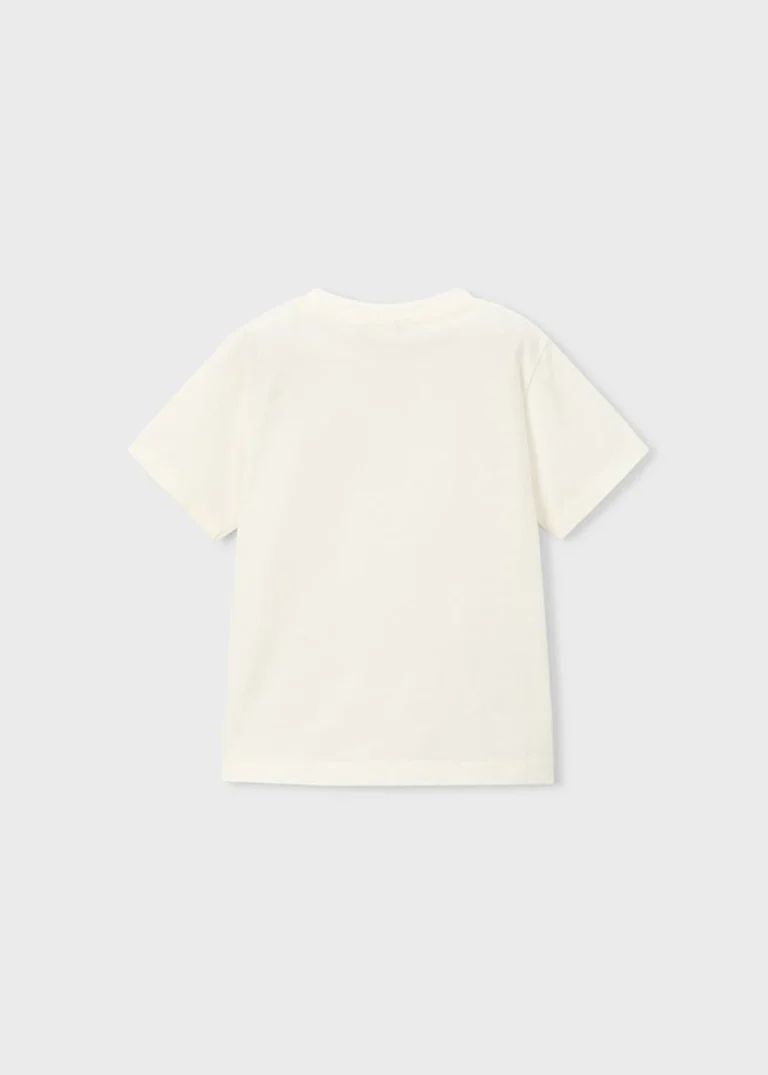 mayoral Μπλουζα κοντομανικη παπουτσια 26 3075 74 Κρεμ