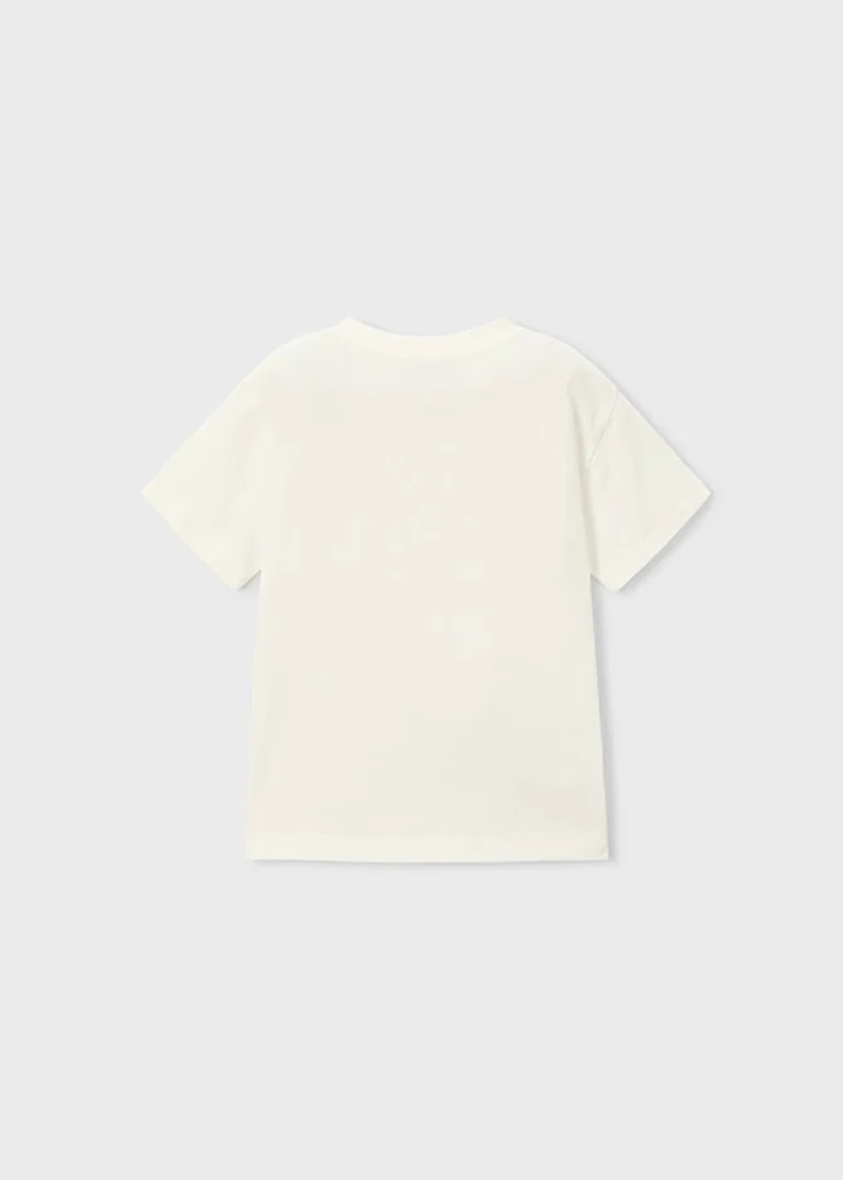 mayoral Μπλουζα κοντομ φορμα surf 26 3077 82 Κρεμ