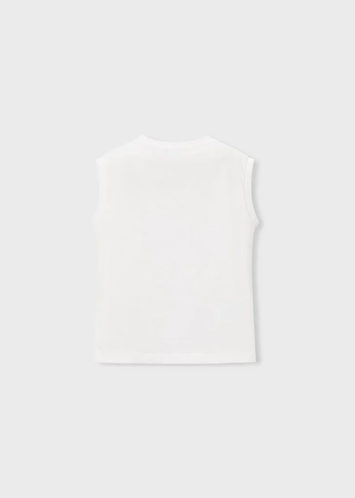 mayoral Μπλουζα τιραντες 26 3085 81 Κρεμ