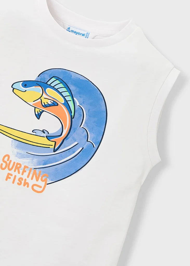 mayoral Μπλουζα τιραντες 26 3085 81 Κρεμ