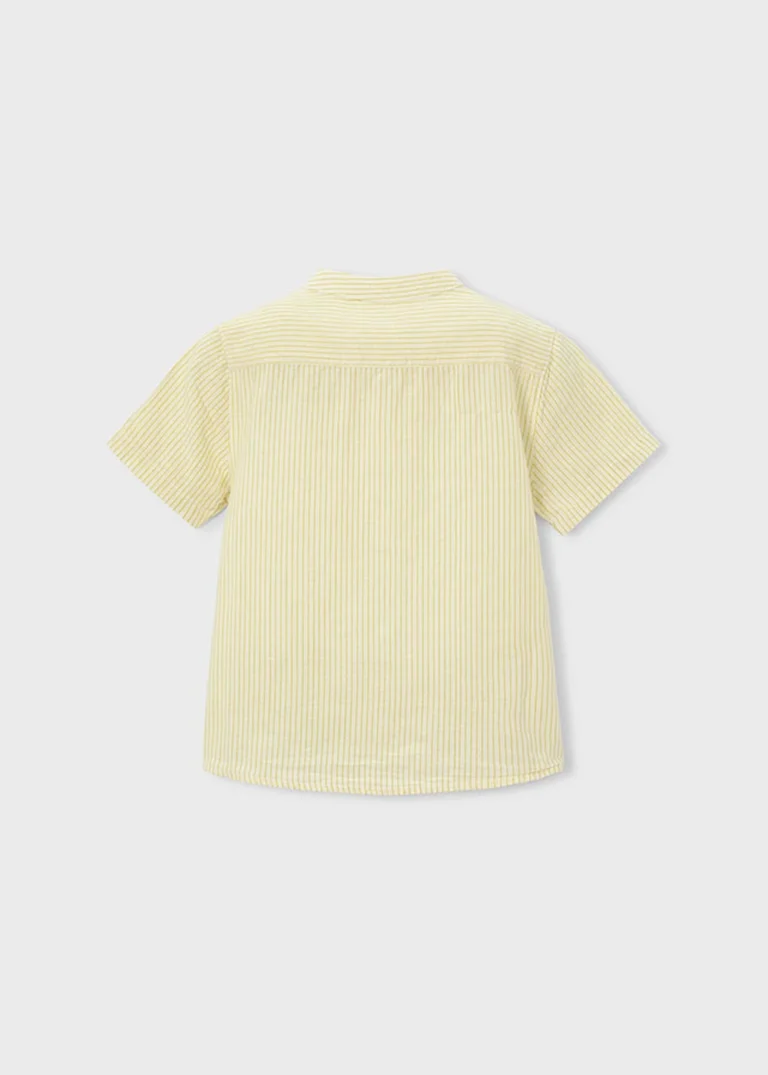 mayoral Πουκαμισο κοντ/κο μαο λινο 26 3113 15 Λαδί