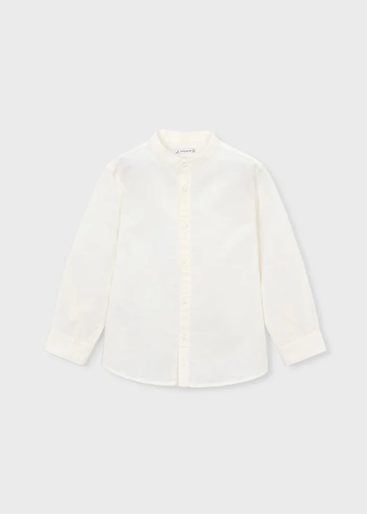 mayoral Πουκαμισο μακ/κο γιακας μαο λ 26 3118 30 Κρεμ