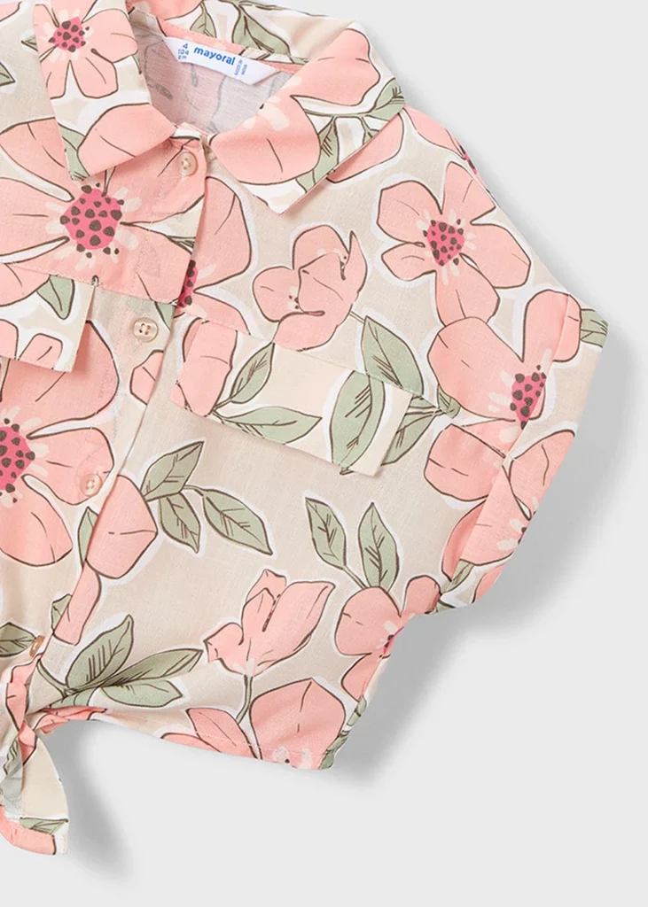 mayoral Πουκαμισα 2 τεμαχια 26 3196 59 Μανταρινί