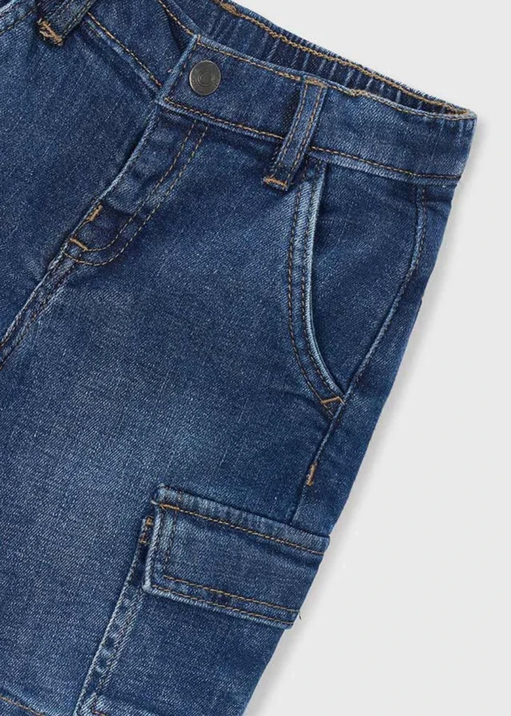 mayoral Βερμουδα denim cargo 26 3206 27 Τζιν