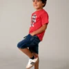 mayoral Βερμουδα soft denim jogger 26 3210 77 Τζιν σκούρο