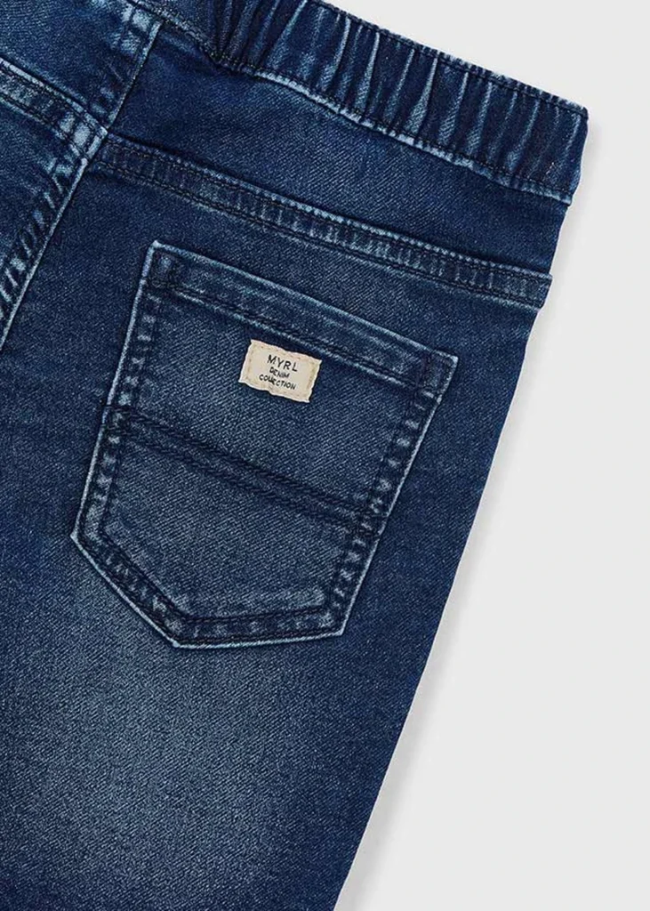 mayoral Βερμουδα soft denim jogger 26 3210 77 Τζιν σκούρο