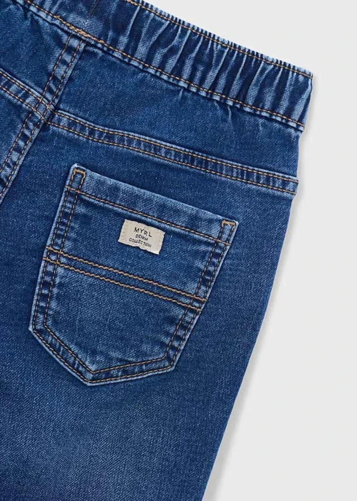 mayoral Βερμουδα soft denim jogger 26 3210 77 Τζιν σκούρο