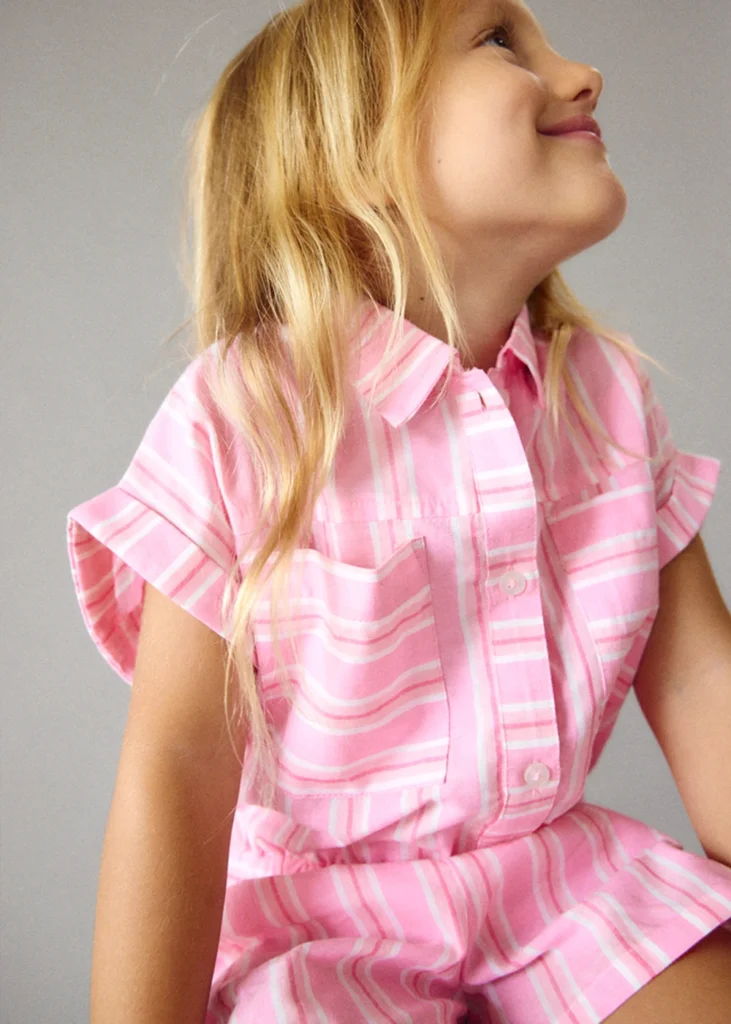 mayoral Σετ σορτς Ριγέ 26 3226 64 Ροζ ανοιχτό