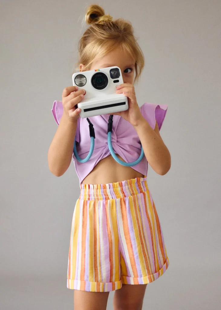 mayoral Σετ σορτς Ριγέ 26 3227 68 Λιλά